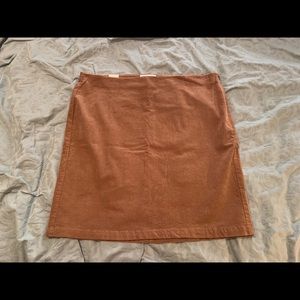 Old Navy Brown Corduroy Skirt NWT